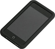 iPod touch クールジャケットセット ラバーコーティングブラック